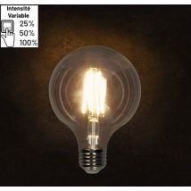 Ampoule LED Globe filament clairs 6W 900 lumens dimmable blanc chaud - ARLUX