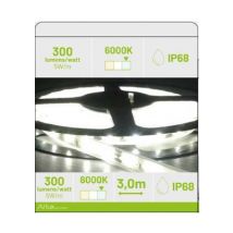 Ruban LED extérieur 3m blanc froid IP68 5W 12V ARLUX