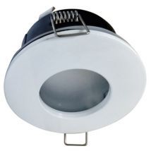 Spot salle de bains à encastrer GU5.3 blanc chaud IP65 5W 380 lumens blanc - AMBER ARLUX