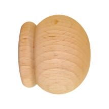 Embout anglais à emboiter en bois Boule diam 28 mm Finition bois brut par 2 - MOBOIS