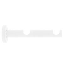 Support ouvert double en métal diam 20 mm Finition Blanc mat - MOBOIS