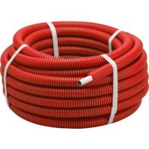 Couronne tube multicouche gainé rouge diamètre 20 mm longueur 25 m QUICK PLOMBERIE