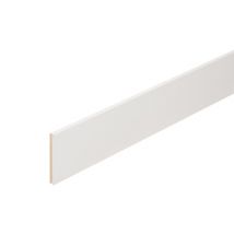 Plinthe bois blanche bords droits - 9 x 68 x 2200 mm - AJ TIMBER
