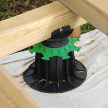 Plot terrasse pour lambourde réglable en hauteur 140 à 230 mm - JOUPLAST