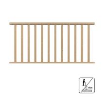 PACK Garde-corps sapin CLARO 1.93m