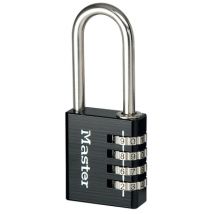 Cadenas à combinaison largeur 40 mm en aluminium noir MASTER LOCK