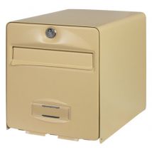 Boîte aux lettres Balthazar 1 porte beige BURG-WÄCHTER