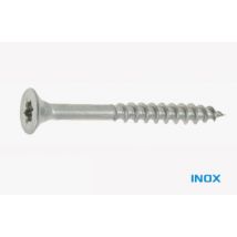 Vis bois tête fraisée torx 4 mm x 40 mm inox A2 par 200 VISWOOD