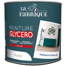 Peinture glycero Blanc brillant 125 ml - LA FABRIQUE
