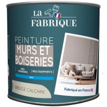 Peinture mur et boiserie Beige Calcaire mat 500 ml - LA FABRIQUE