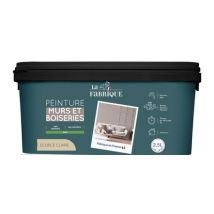 Peinture mur et boiserie Ecorce Claire satin 2,5 l - LA FABRIQUE