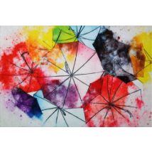 Tapis Boston parapluies - 40x60cm - ID MAT