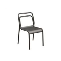 Chaise de jardin Eos grise en aluminium PROLOISIRS