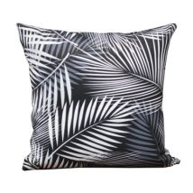 coussins 45x45 cm motif palmier noir PROLOISIRS
