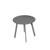 Table basse de jardin ronde Massai en acier diamètre 45 cm PROLOISIRS