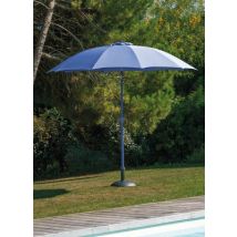 Parasol droit diamètre 2,70 m mât en aluminium Bleu PROLOISIRS