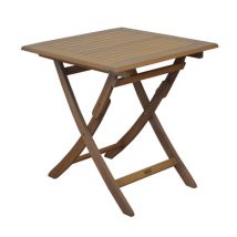 Table de jardin carrée Sophie en acacia 70x70x73 cm PROLOISIRS