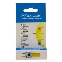 Ampoule LED G4 2 W = 210 lumens blanc chaud FOX LIGHT