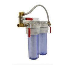 Station duplex anti-tartre Onephos avec filtres AQUAWATER