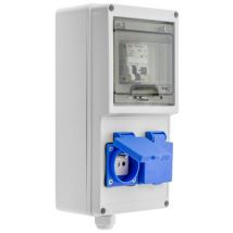 Coffret électrique pré-câblé et équipé avec 2 prises IP55 BATILEC