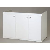 Meuble sous évier 3 portes blanc 1200 x 820 x 570 mm BOIS CONCEPT DEVELOPPEMENT