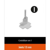 Croisillons de carrelage autonivelants en I 1,5 mm blanc sachet de 100 PAVILIFT