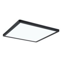 Plafonnier LED carré noir 293mm 4000K 16W ATRIA SHINE PAULMANN
