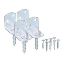 Equerres en L de fixation pour panneaux bois par 4 ALBERTS