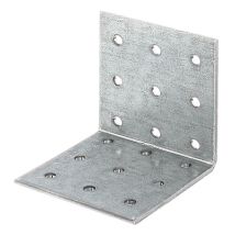 Equerre d'assemblage multi-trous galvanisé 60 x 60 x 60 mm