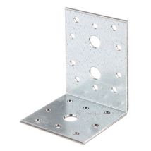 Equerre d'assemblage inégale galvanisée 80 x 60 x 60 x 2,5 mm