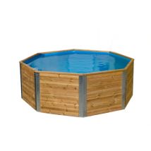 Piscine bois 593 - ronde hors sol D.325 cm - échelle incluse Livraison gratuite domicile WEKA