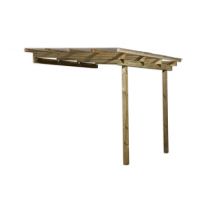 Pergola adossée - 671 Imprégné - 300 x 250 cm Livraison gratuite domicile WEKA