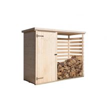 Abri bûches + armoire - 663 - 254 x 96 x 193 cm Livraison gratuite domicile WEKA