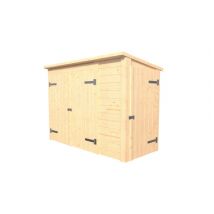 Abri - 367 pour poubelles avec placard attenant, brut Livraison gratuite domicile WEKA