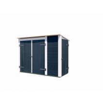 Abri - 367 pour poubelles avec placard attenant, anthracite Livraison gratuite domicile WEKA