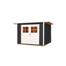 Abri de jardin Bois - 179 Anthracite 28 mm - 4,67 m² Livraison gratuite domicile WEKA