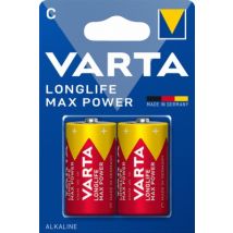 Lot de 2 piles alcalines max power LR14 - VARTA