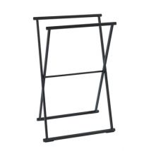 Porte-serviettes pliable Lava noir mat WENKO