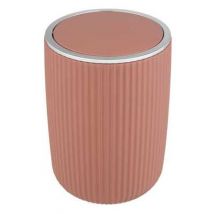Poubelle de salle de bains vieux rose 5,5 litres Agropoli WENKO