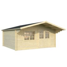 Abri de jardin Bois Naturel Britta 19,7m2 WHITE_WOOD