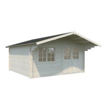 Abri de jardin Bois Naturel Britta 17,5m2 PALMAKO