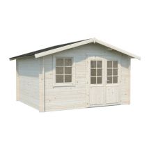 Abri de jardin bois Bois Naturel Klara 10,4m2 PALMAKO