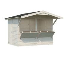 Kiosque bois Bois Naturel Stella 5m2 PALMAKO