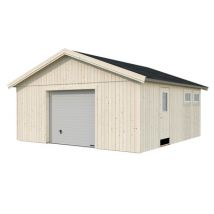 Garage bois Bois Naturel Andre 28,5m2 PALMAKO
