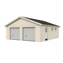 Garage bois Bois Naturel Andre 44,7m2 PALMAKO