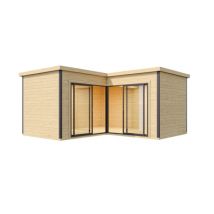Abri de jardin bois Domeo 6+ 44 mm - 18,00 m²