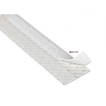 Fixation adhésive standard blanche VELCRO largeur 20 mm longueur 1 m VELCRO