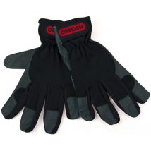 Gants travaux jardin en cuir tissu taille M OREGON