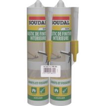 LOT 2 MASTIC ACRYLIQUE BLANC 290ML SOUDAL