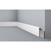 Surplinthe polymère HDPS CBC2 - 110 x 22 x 2000 mm - DECOFLAIR